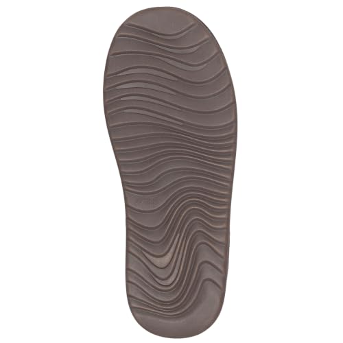 Image of Women's Genuine Shearling Slippers Suede Warm Indoor Outdoor Shoes Rubber Sole
