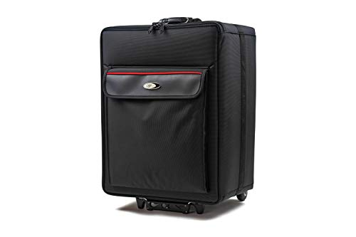 MCY MXLTLUG 10 Laptop Storage Roller Bag Up to 10 Laptops for School Business Gaming Laptops - Black, 17x22x12 inches2