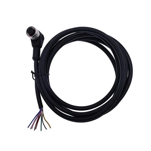 Cable M12 hembra de 8 pines con línea de PVC de 2m para una transmisión industrial sin pérdidas 7