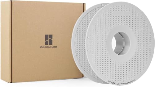 Bamboo Lab Original AMS Detachable Filament Spool Reusable Reel Without Filament for Bambu LAB AMS Black (White)