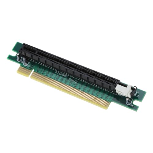 Adaptador PCIE Express 16X en ángulo de 90 grados para chasis de computadora 1U miniatura 3