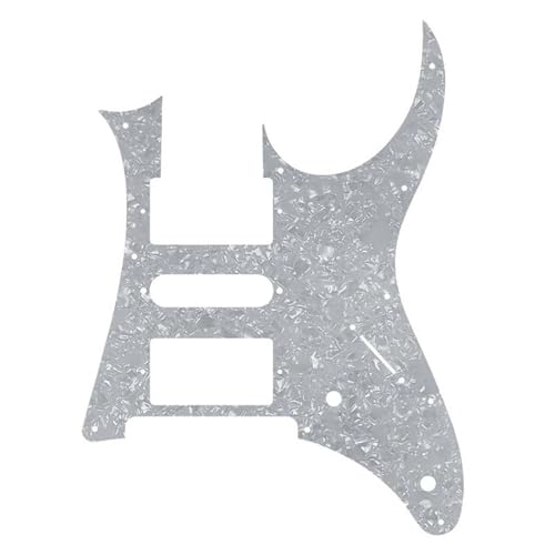 エレキギター部品ピックガードハムバッカー HSH ピックアップスクラッチプレート多色オプション(Pearlescent2)
