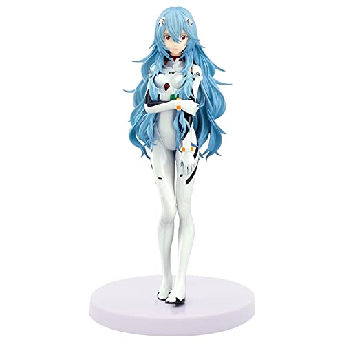 Simmpu Figure Ayanami Rei Popular Anime Modelo Neon Genesis EVA Figura De Acción Estatua de PVC Muñeca Coleccionable Colección Collectibles de Adornos Escritorio Regalo de Cumpleaños