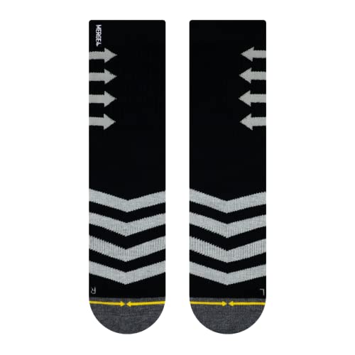 MERGE4 Performance Black Unisex Large Crew Socks2
