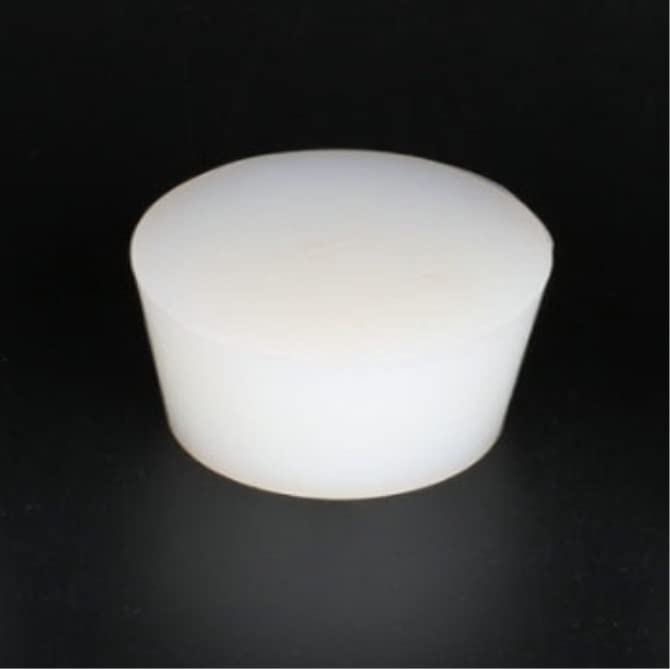 Tapón de goma, 1/2/3/4 unidades Tapón sólido de silicona para fermentador Tapón de goma con orificio Tapón de Laboratorio Tapones para vino resistentes a ácidos y álcalis (32 x 42 x 30 mm, 3