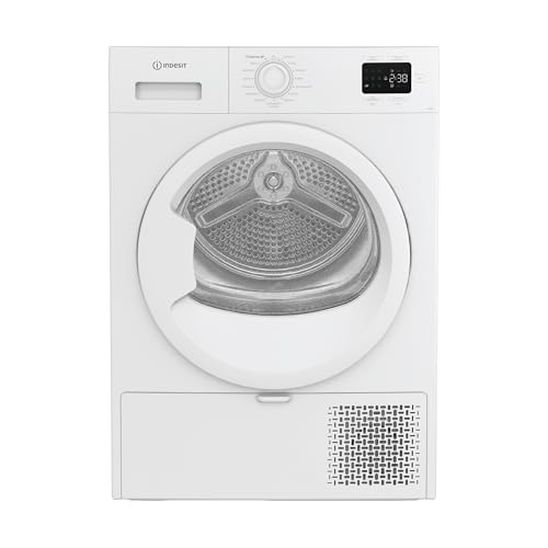Indesit C YD 92D WW IT Wäschetrockner, 9 kg, Wärmepumpe, freistehend, Klasse E, 2-in-1-Filter, schneller Zyklus, Eco-Baumwolle, Refresh. 84,6 x 59,8 x 60,7 cm