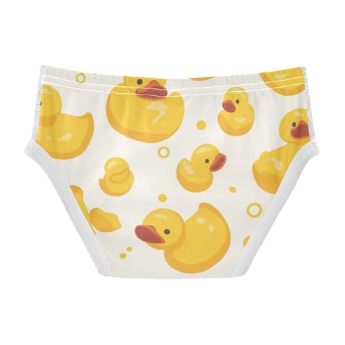 KLL Cute Yellow Rubber Ducks Ducklings Soap Toddler Boy Soft Training Underwear Breathable Children Panties2