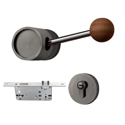 Poignée de porte chic avec serrure pour entrée de appartement et chambre parentale - 2