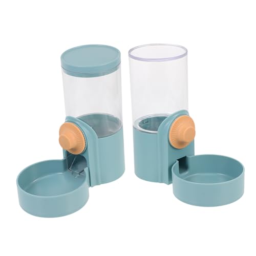 PERSELOSO 2個用 水 物用 ケージ取り付け式 水 と餌 の 方に対応 ボトルで残 確