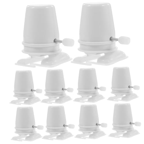 COSMEVIVI 10pcs Clockwork Walking Movement Diy Accessories Mini Rewinding Parts Plastic Replacement Mechanisms for Toy Repairing and Handcraft