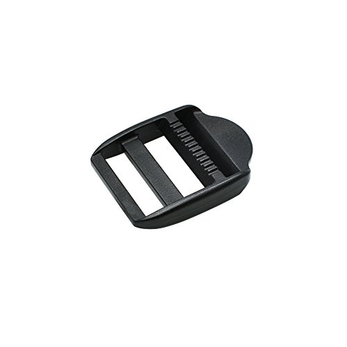 10pcs Ladder Lock Slider Plastic Buckles Belt buckle Package Accessories Black (1