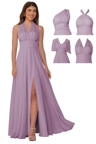 YMSHA Convertible Infinity Bridesmaid Dresses Multi-Way Long Evening Party Dress