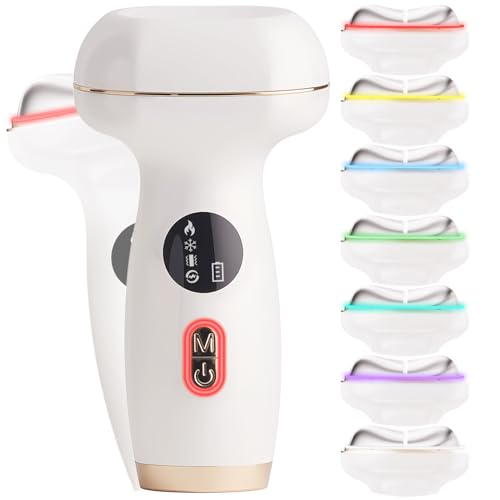 Microcurrent Facial Device with Red Light Therapy - 7-in-1 LED
