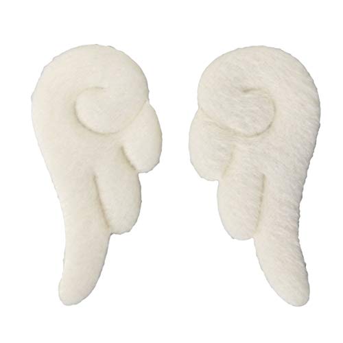 FRCOLOR Ailes D'ange Pinces à Cheveux Pinces à Cheveux en Peluche Barrettes pour Femmes Accessoires de Cheveux 1 Paire
