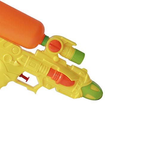 PISTOLA LANÇADOR DE ÁGUA DE PLÁSTICO 30 CM (AMARELO)