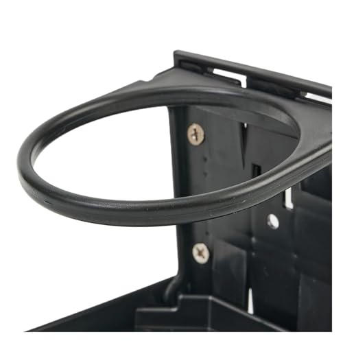 Portavasos plegable plástico negro para carro miniatura 6