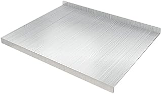 Lurrose Stainless Steel Pastry Board Baking Board Dough Board Cutting Board Baking Mat Non Stick Chopping Board for Rolling Dough Vegetables (Sliver)