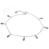 Silver Masters 925 Sterling Silver Chain Anklet Bracelt