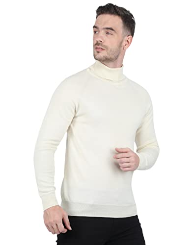 Image of Monte Carlo Men Wool High Neck Pullover Sweater