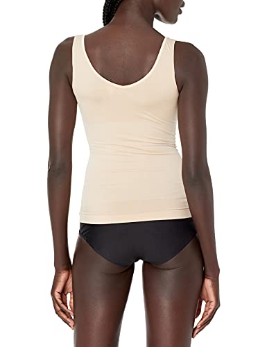 Yummie Women's Seamless Reversible Shapewear Tank Top, Frappe, 2X/3X #TOP4