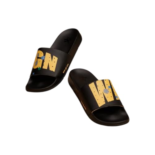 Image of WROGN Men's Anti-slip Sliders | Lightweight EVA Sole | Foam Padded Comfort