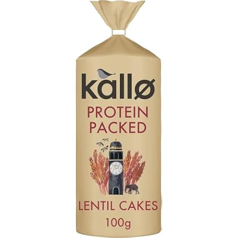 Kallo Protein Packed Lentil Cakes - Healthy Snack Cover