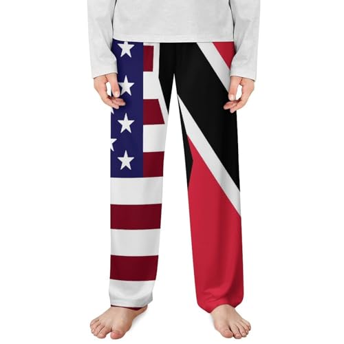 American And Trinidad Tobago FlagChildren's Casual Pajamas120CM