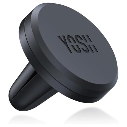 YOSH Car Phone Mount Holder Magnetic Air Vent in car Mobile Phone Cradle Magnet for iPhone 11 Pro Max XR XS Max X 8 7 6s Plus Samsung S20 S10+ A70 S10 Huawei P30 P20 Pro Xperia Xiaomi Oneplus etc.
