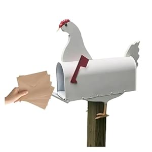 Jhsdhyd Kreativer Hühnerform Wandbriefkasten