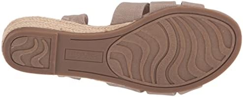 Easy Street Women's Yesenia Wedge Sandal, Natural Linen Print, 7.5 Narrow | Image 3