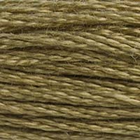 Image of DMC 117-371 Mouline Stranded Cotton Six Strand Embroidery Floss Thread, Mustard, 8.7-Yard