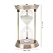LUCKDANO Decorative Hourglass Metal Hourglass Sand Timer - Elegant Decorative Sandglass Timer for Home & Office, for All Occasions (S 15min)