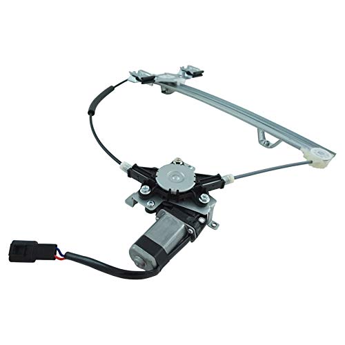 Image of TRQ Rear Right Power Window Regulator & Motor Assembly Passenger Side Compatible with 2003-2009 Hummer H2
