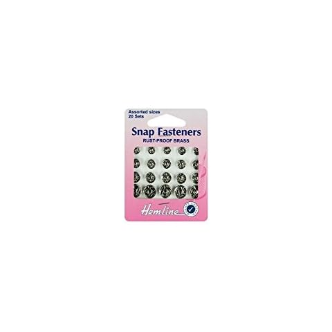 Hemline H420.99 Rust Proof Sew On Snap Fasteners Cover