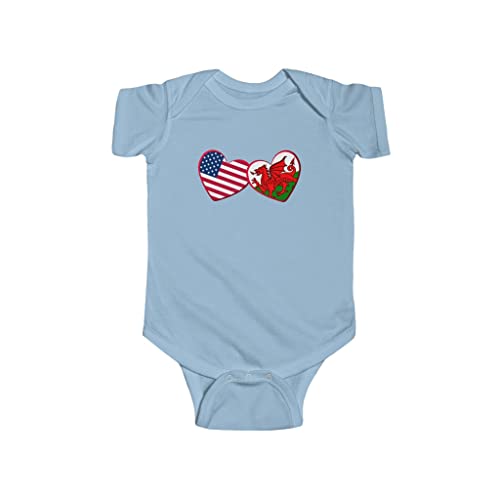 Welsh and American - Infant Bodysuit Baby Romper