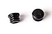 2 Stück Fahrrad Lenker End Stopfen Kappen MTB 19mm Bar End Plugs Gummi Schwarz