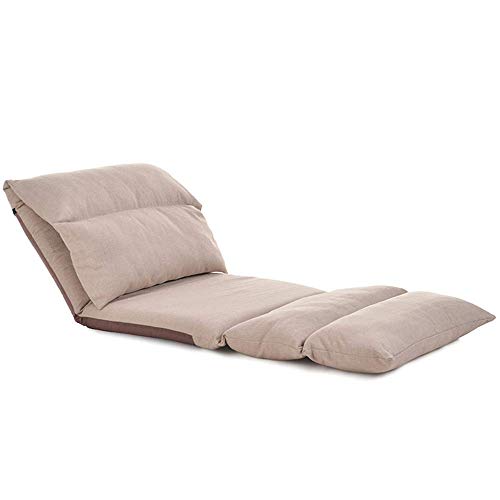 HEWEI Deckchair Lounge Chair, Lazy Couch Tatami Folding Sofa Single Room Balcony Small Sofa Floor So