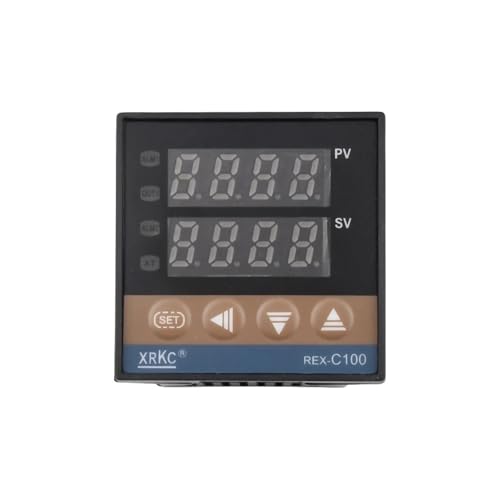 Controlador de temperatura PID REX-C100 con salida SSR de 40A y sonda termopar K
