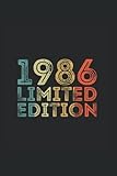 Photo Gallery 1986 limited edition: ruled notebook vintage diary gift idea birthday Photo Gallery 1986 limited edition: ruled notebook vintage diary gift idea birthday