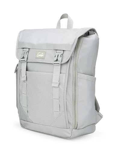 Image of Genie Skye Laptop Backpack for Girls (28L) | Versatile Office, College & Travel Laptop Backpack | Padded Laptop Sleeve | Grey