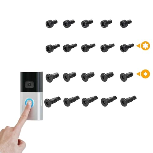 20 PCS Spare Screws Replacement Kit for Ring Doorbell 2nd Generation