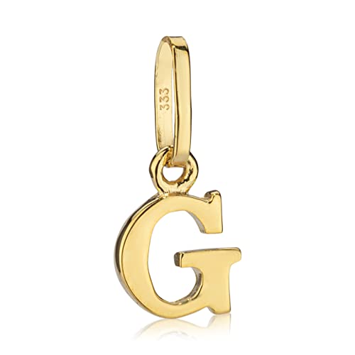 Colgante letra G de oro 333 infantil ideal como regalo de bautizo NKlaus 1321