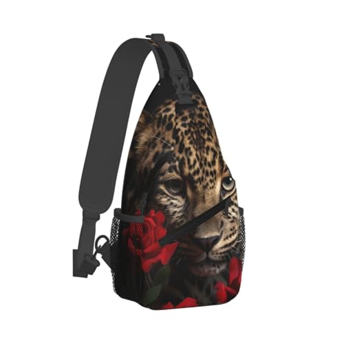 Mochila de cruz para senderismo negra ajustable miniatura 1