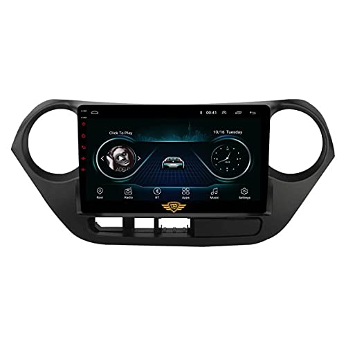 Ateen Hyundai Grand i10 9" inch Double din Android Music System/Player