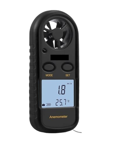 Anémomètre portable 3 en 1 pour mesurer le vent numérique et éviter les crashs