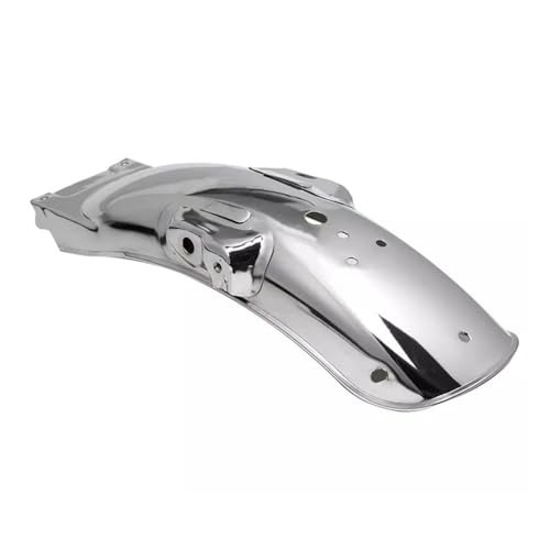 Garde-boue arrière et avant en métal chromé pour moto CG 125cc finition miroir