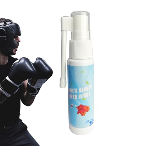 Qoukonao ボクシンググローブ 臭気除去剤 30ml | 臭気防御 | ホッケー用品用フレッシュナースプレー フットボールパッド ヘルメットシューズ アスレチックギア ジムバッグ 衣類 ワークブーツ