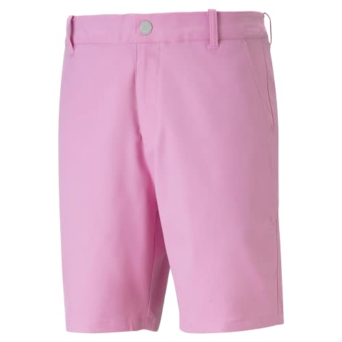 Image of PUMA GOLF Womens Dealer 8 Shorts, Pink Mist, 32W X 8L US