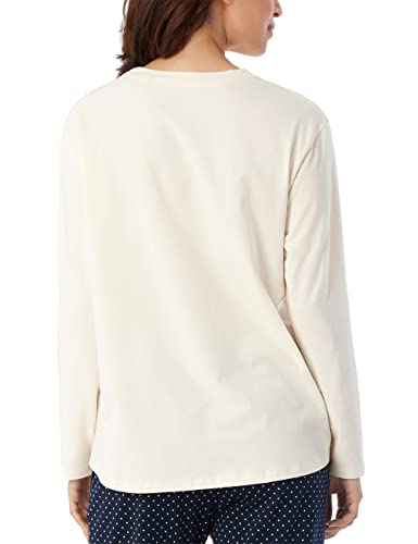 Schiesser Damen Schlafshirt Langarm Baumwolle - Mix + Relax – Ansicht 2
