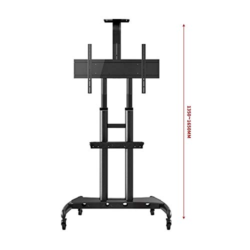 Soporte de Piso para TV con Estante de Vidrio para Pantallas 32-65" miniatura 2